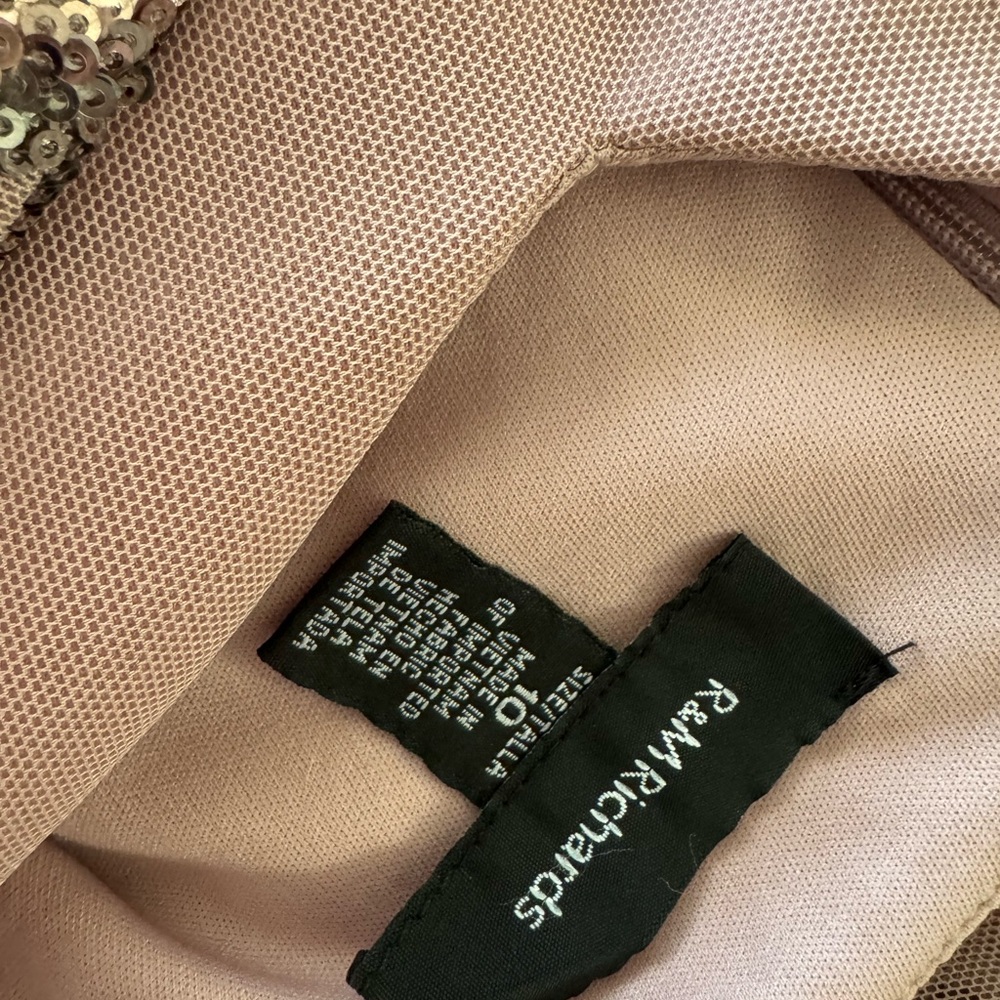 R&M Richards Mauve Floral Maxi Dress - Picture 3 of 5
